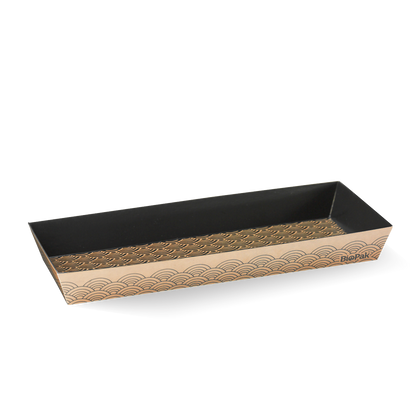 BioPak Long BioBoard Sushi Tray