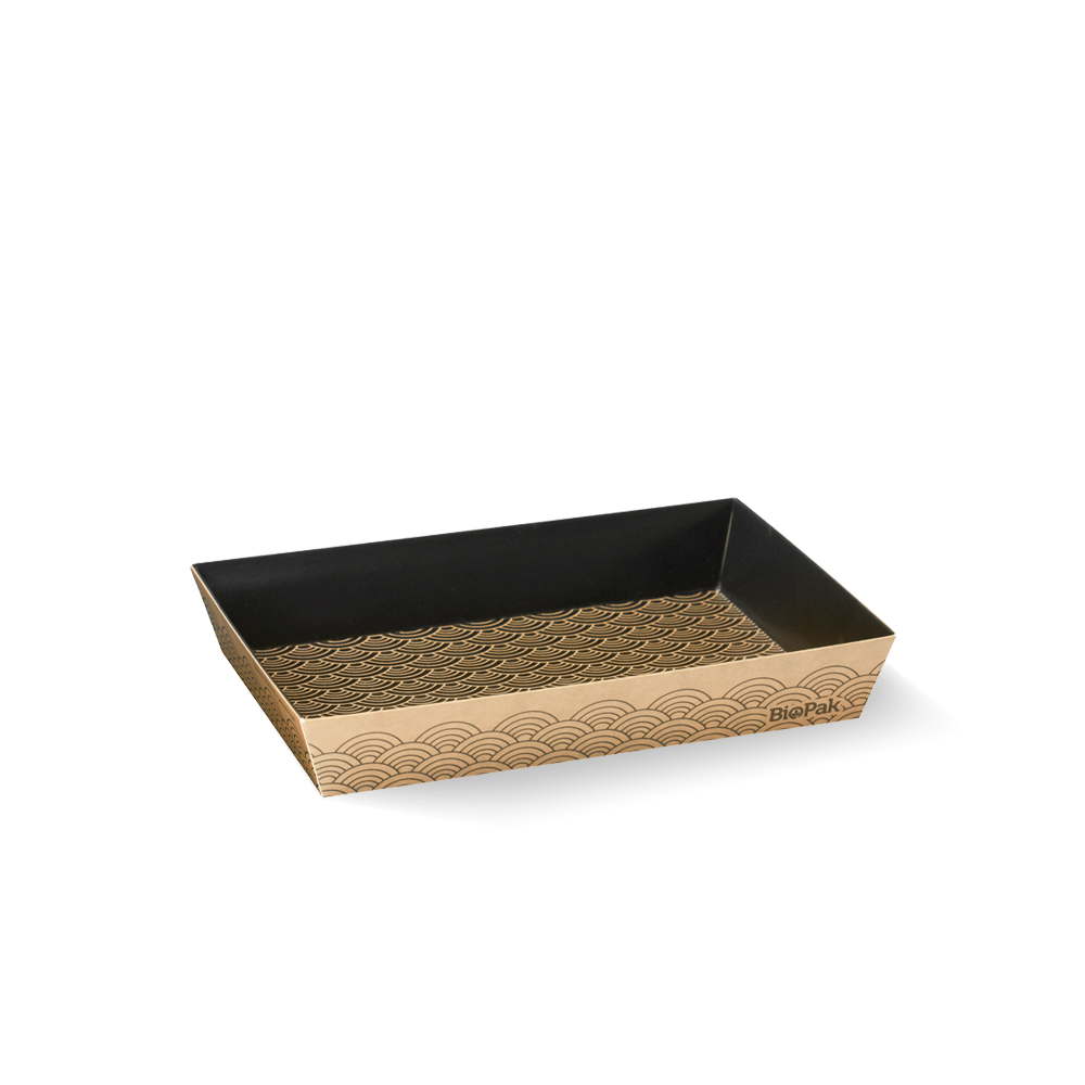 BioPak Small BioBoard Sushi Tray