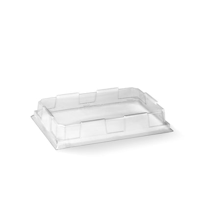 BioPak Small BioBoard Sushi Tray PET Lid