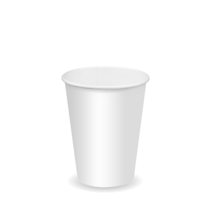 BioPak 390ml / 12oz (90mm) White Cold Paper BioCup