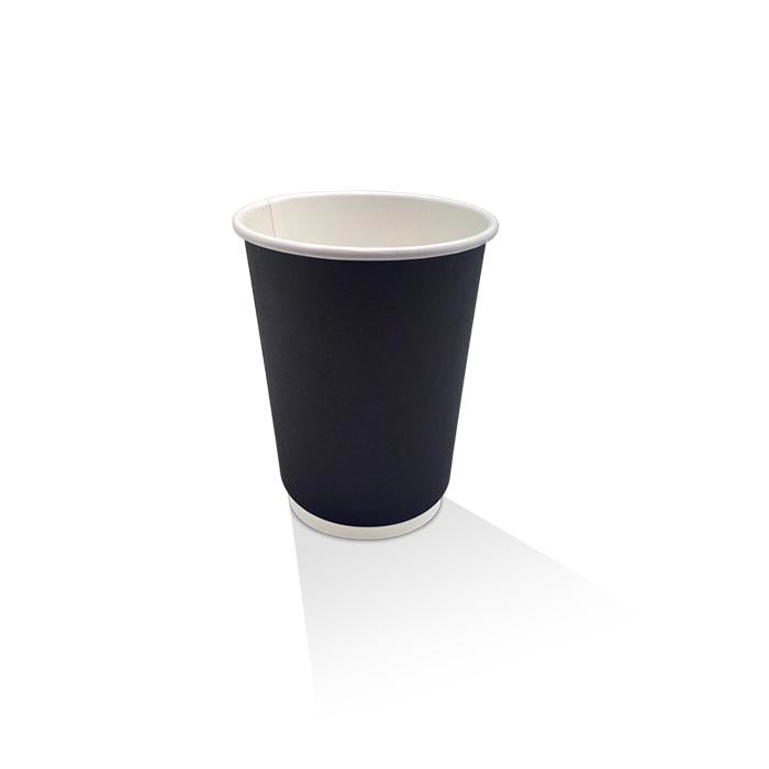 8 oz Double Wall Hot Cup Black