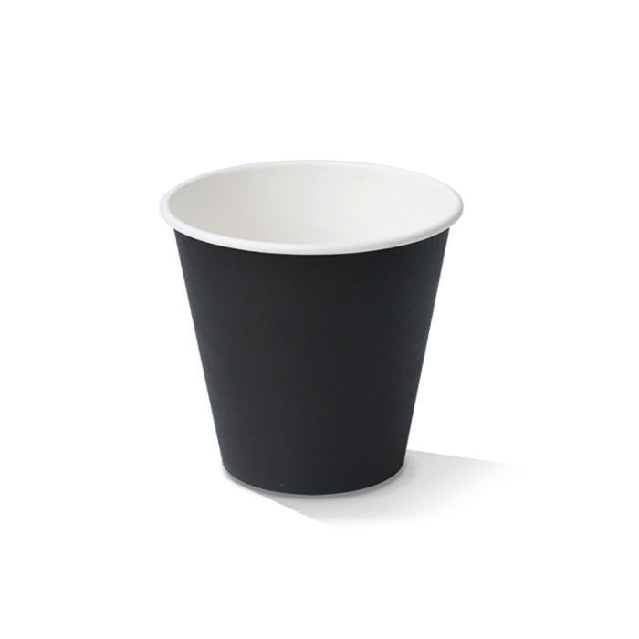 6oz Black Single Wall Cup