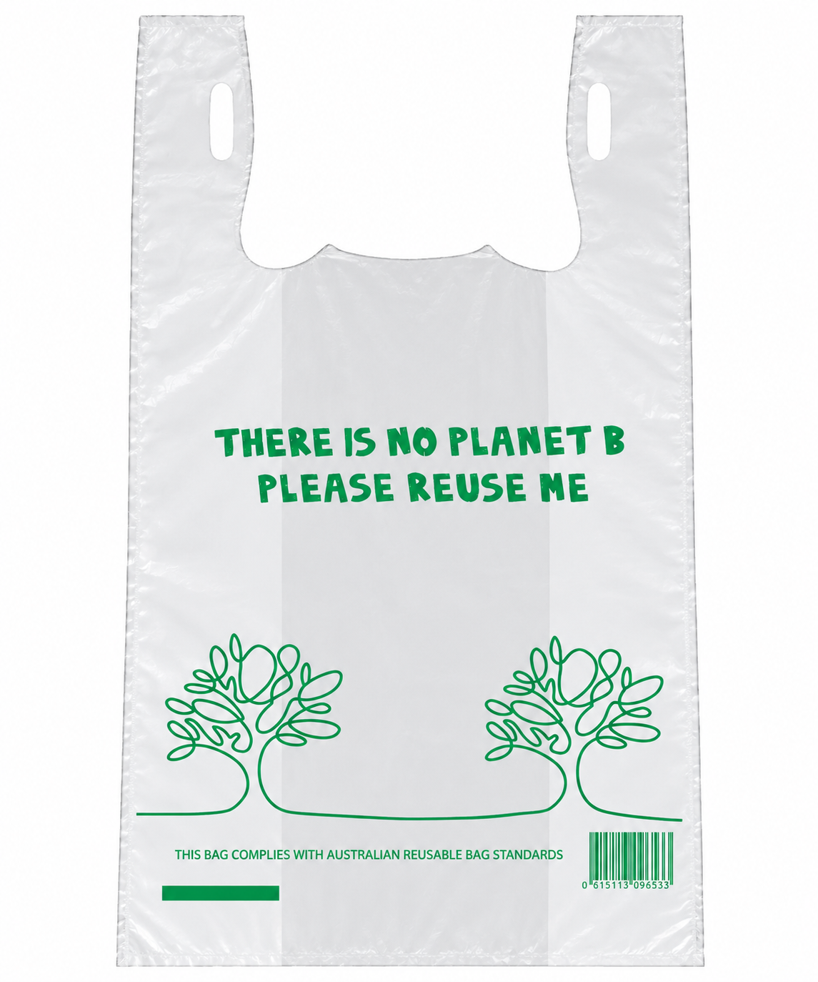 Large Reusable Checkout Singlet Bags Australian Compliant