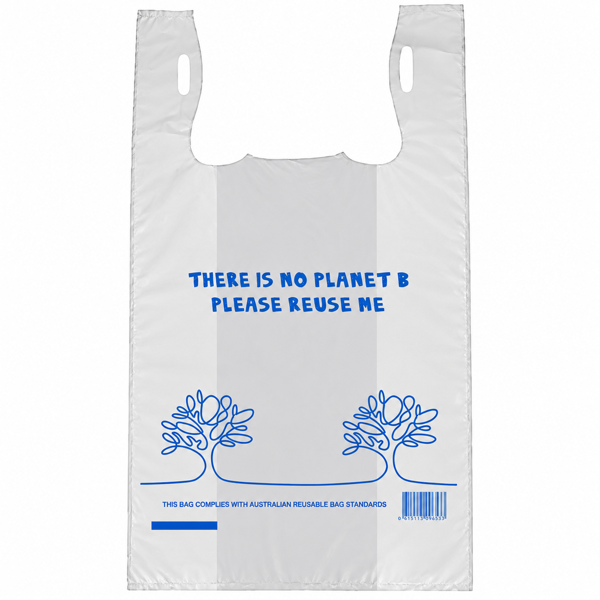 Medium Reusable Checkout Singlet Bags Australian Compliant