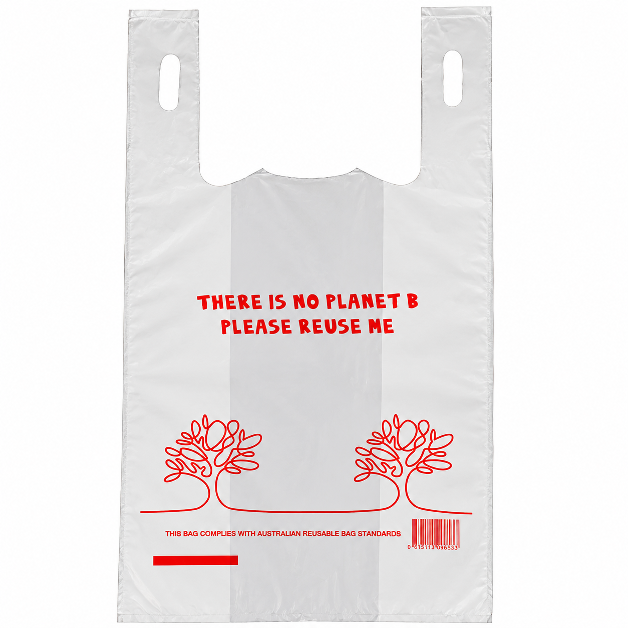 Small Reusable Checkout Singlet Bags Australian Compliant