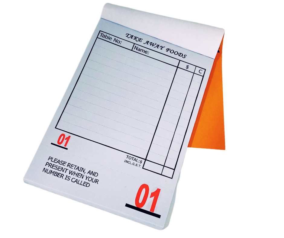 Take Away Docket Book