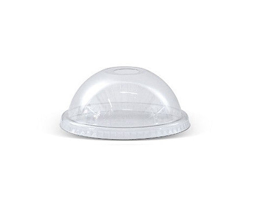 PET transparent dome lid / die cut hole.(fits 7.5-16oz U Cups)