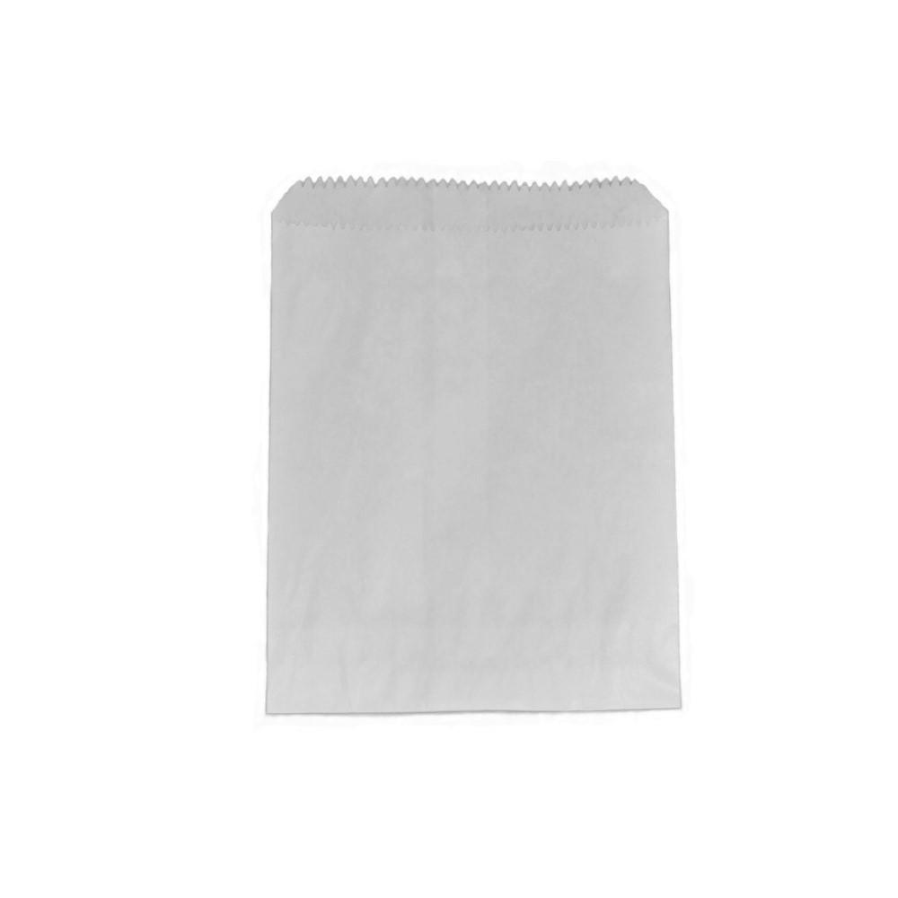 1 Long Glassine Paper Bag White 175x140mm