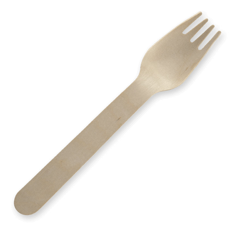 160mm Wooden Fork - Core Choice by Brisbane Cup Supplies