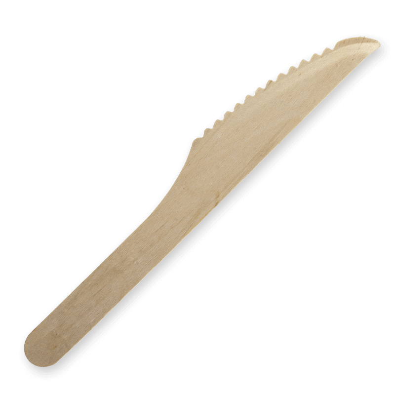 165mm Wooden Knife - Core Choice by Brisbane Cup Supplies