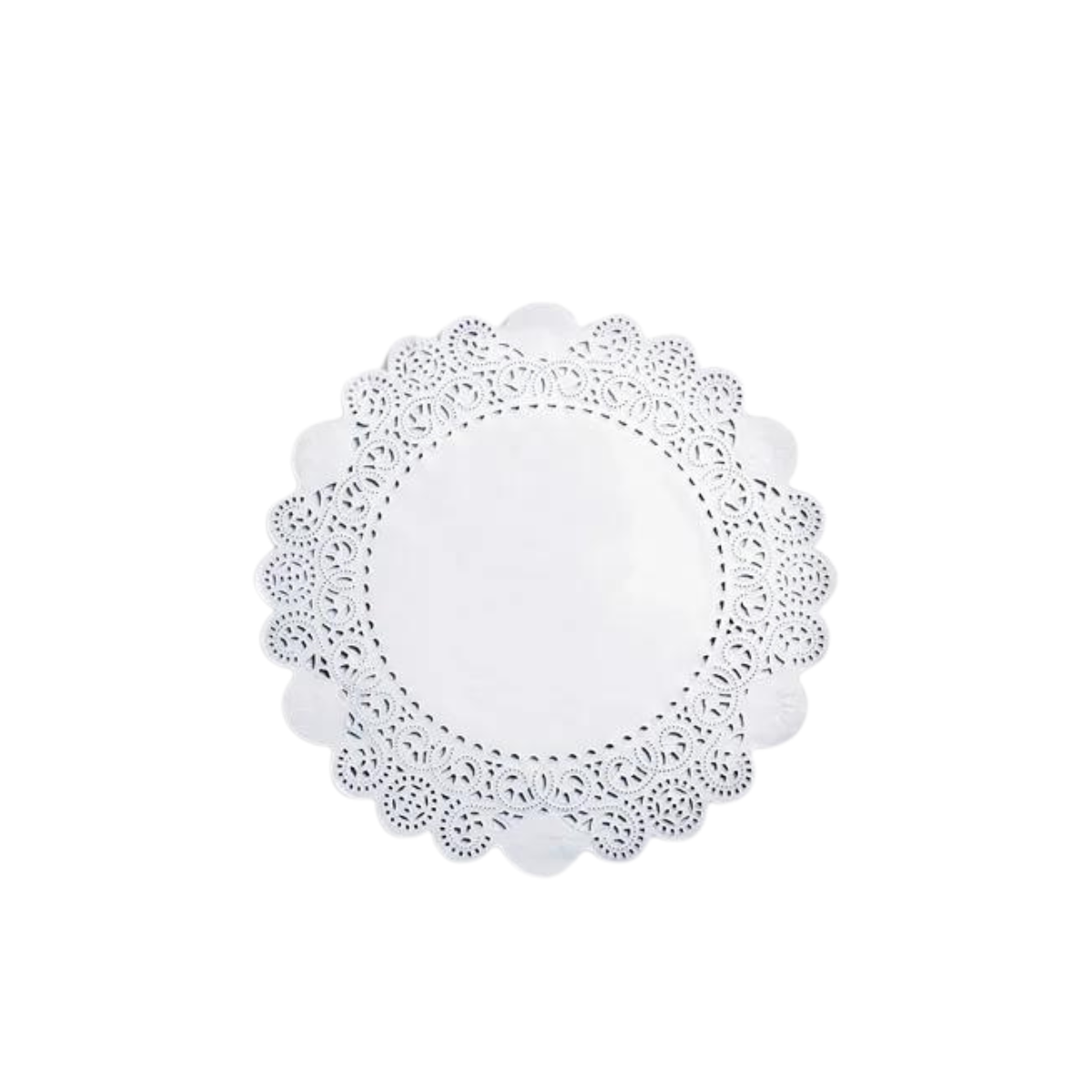 White Round Lace Doyleys 150mm (6")
