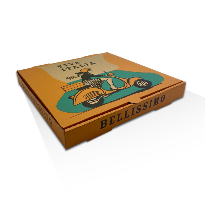 Pizza Box 13 Inch 330x330x40 mm Printed Viva Italia