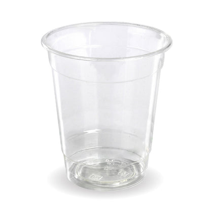 BioPak Unbranded 250ml Clear Compostable Disposable Cold Cup