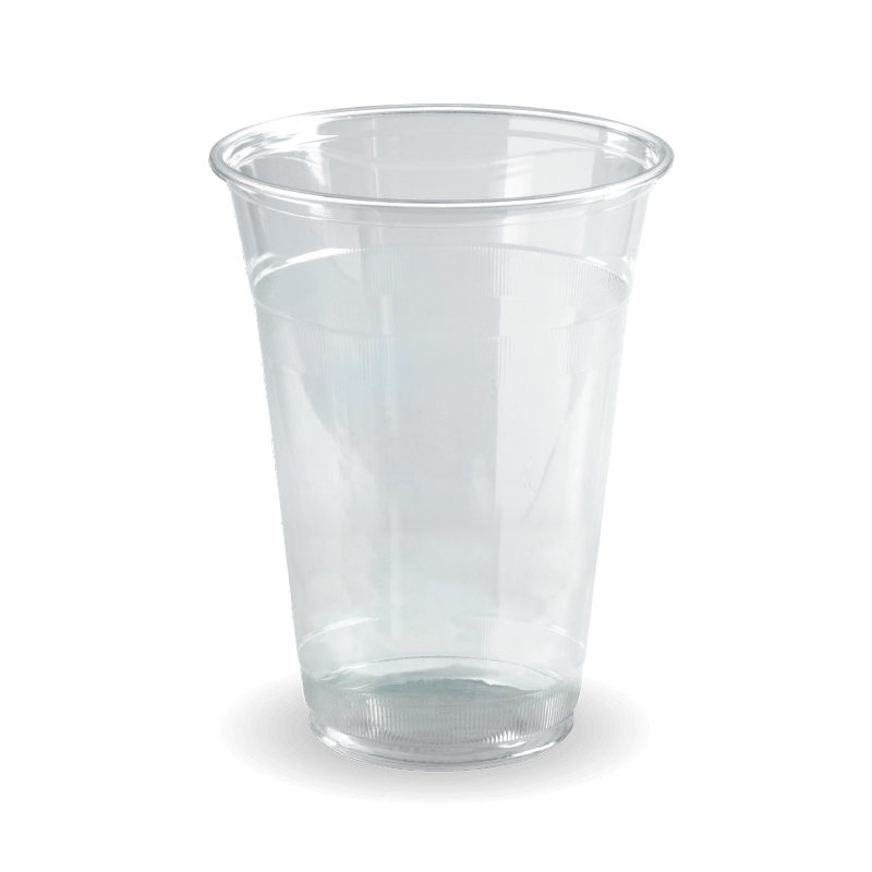 BioPak Unbranded 500ml Clear Compostable Disposable Cold Drink Cup