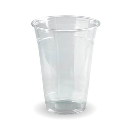 BioPak Unbranded 500ml Clear Compostable Disposable Cold Drink Cup