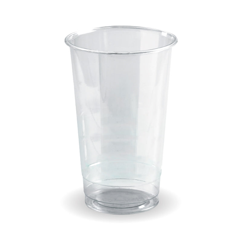 BioPak Unbranded 700ml Clear Compostable Disposable Cold Drink Cup