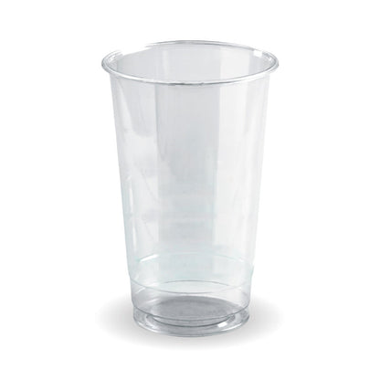 BioPak Unbranded 700ml Clear Compostable Disposable Cold Drink Cup