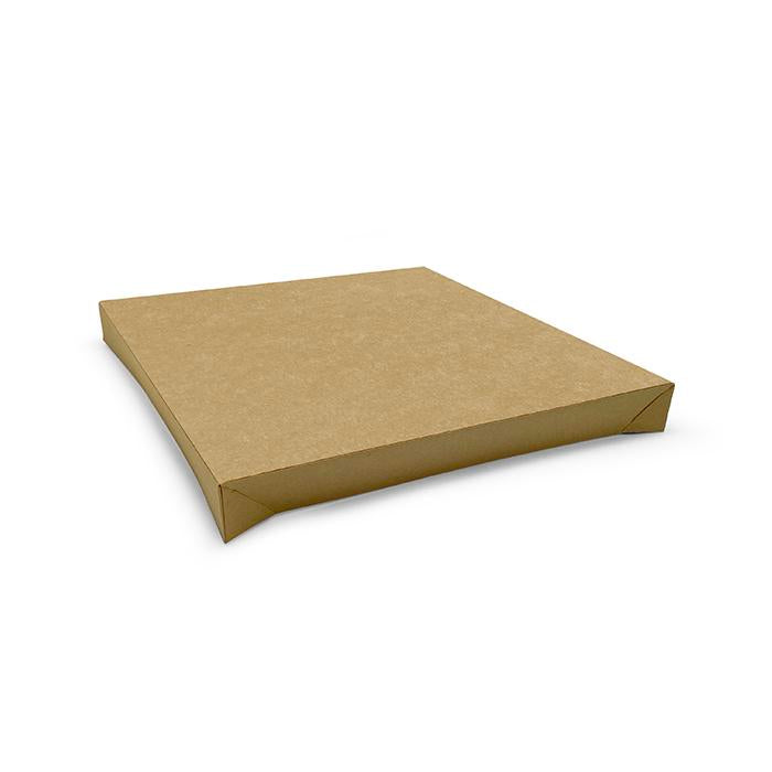 Square Catering Tray Lid NO Window - Medium 250x250x30 mm