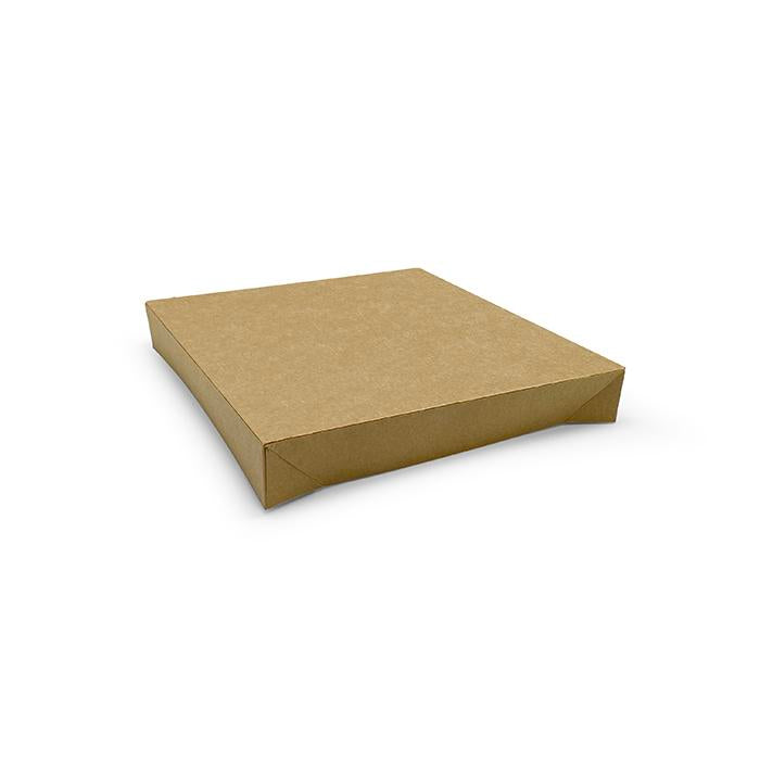 Square Catering Tray Lid NO window - Small 180x180x30 mm