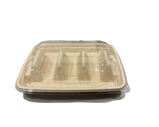 Unbleached Sugarcane Taco Holder Base