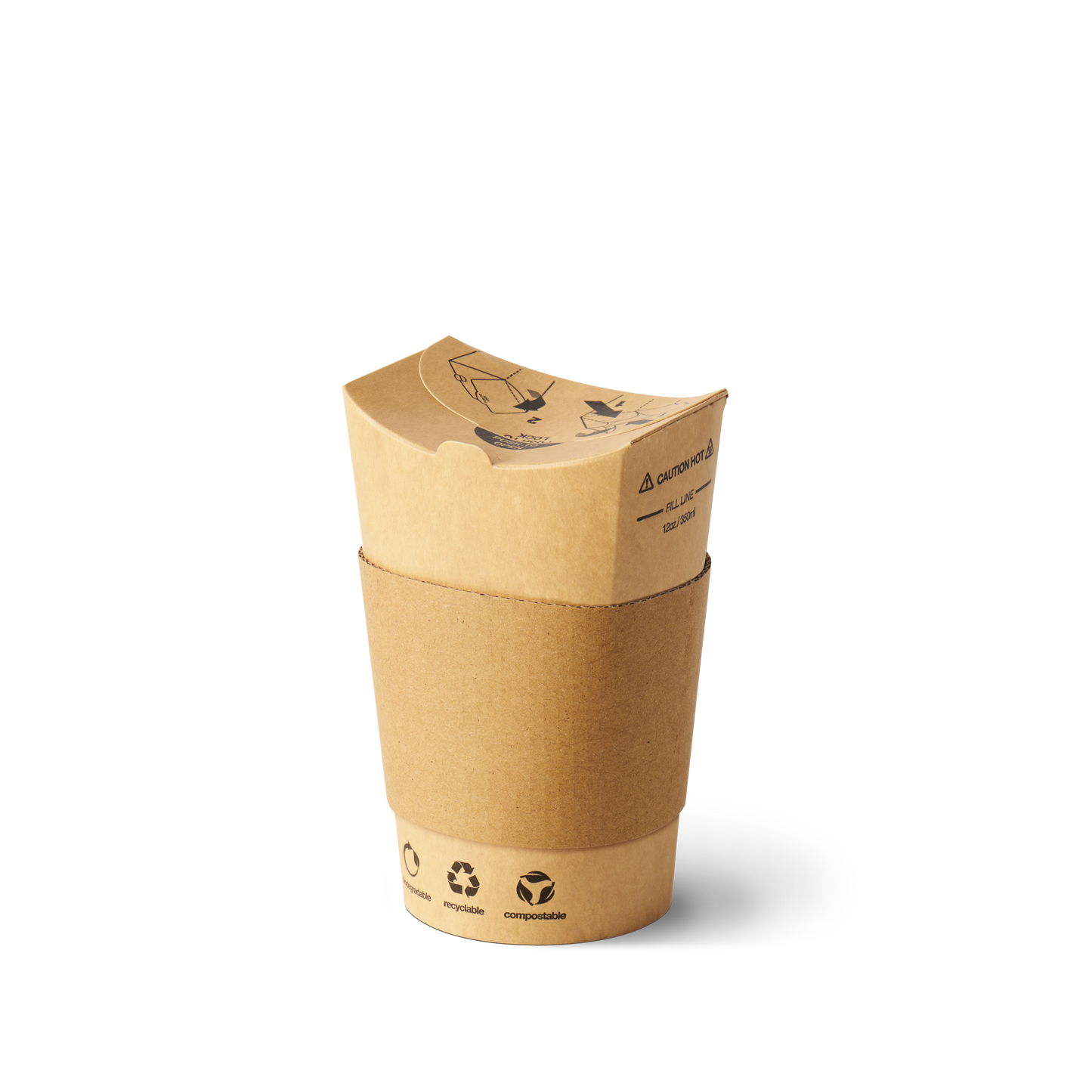 The Good Cup – Brown Kraft 12oz (350ml) | Carton of 1000