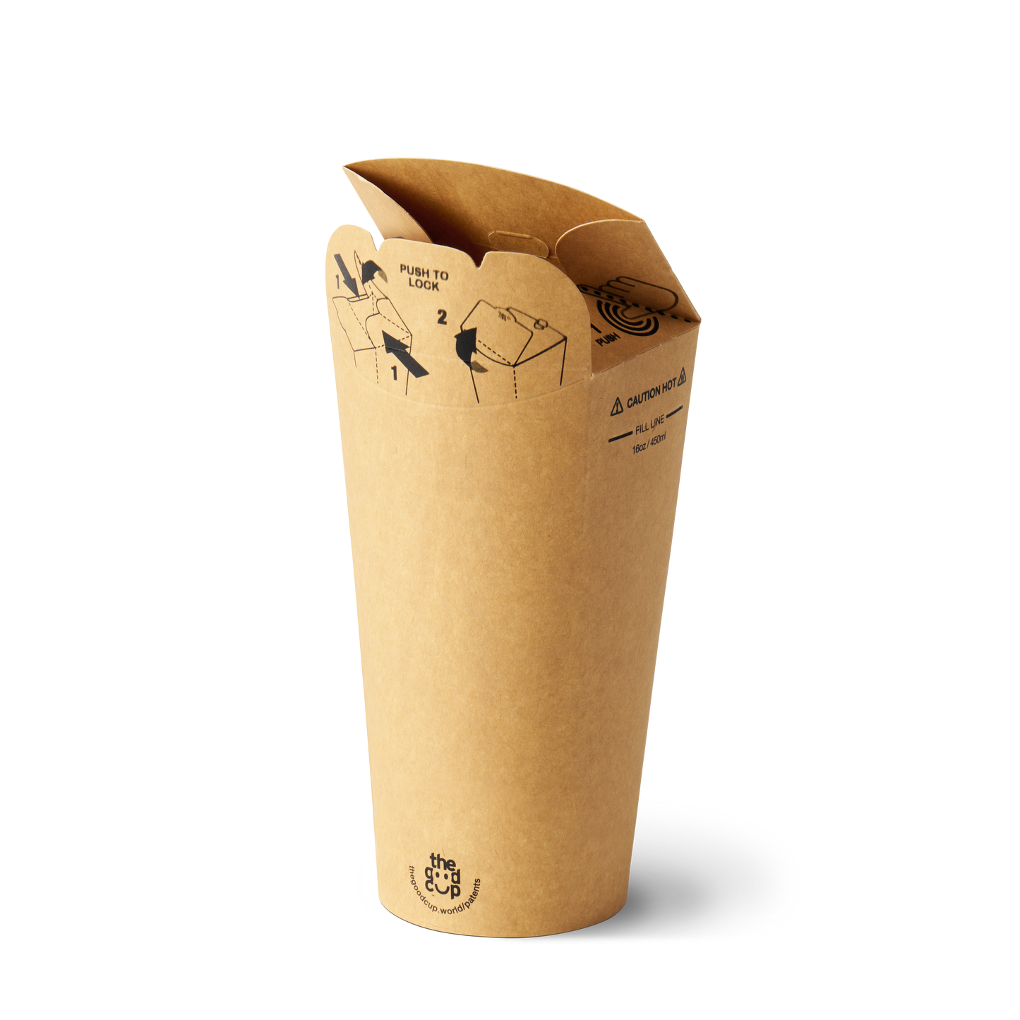 The Good Cup – Brown Kraft 16oz (470ml) | Carton of 800