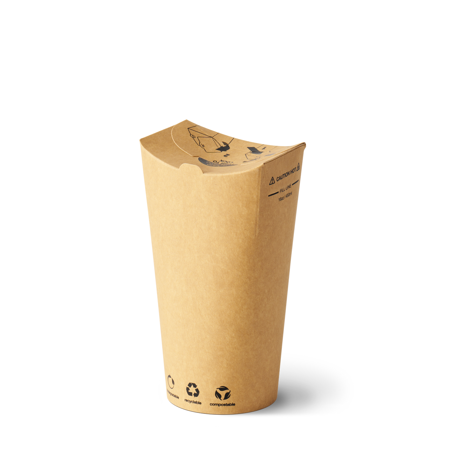 The Good Cup – Brown Kraft 16oz (470ml) | Carton of 800