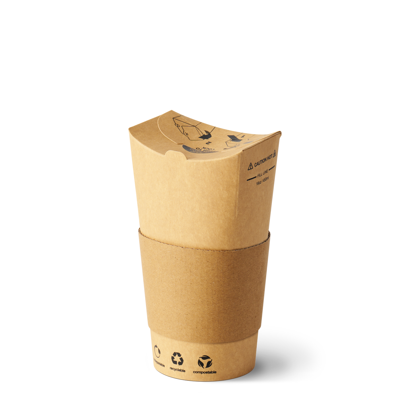 The Good Cup – Brown Kraft 16oz (470ml) | Carton of 800
