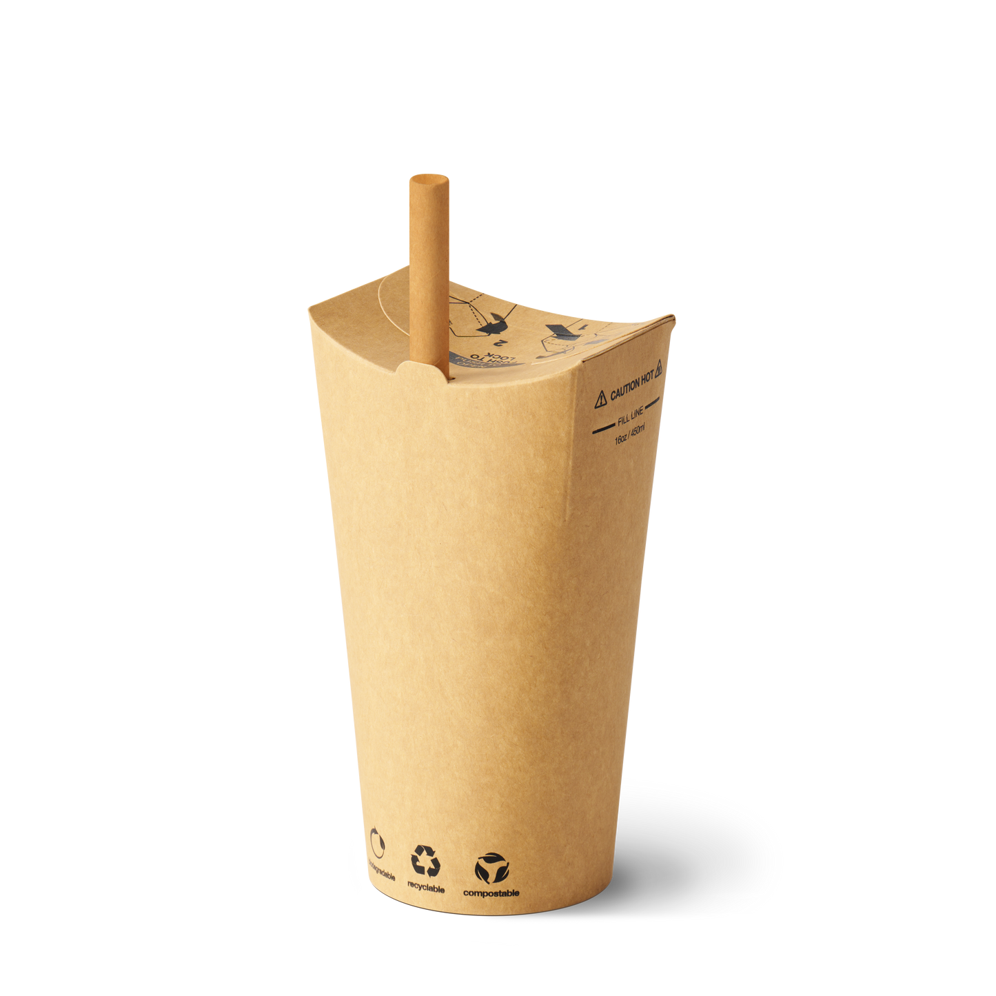 The Good Cup – Brown Kraft 16oz (470ml) | Carton of 800