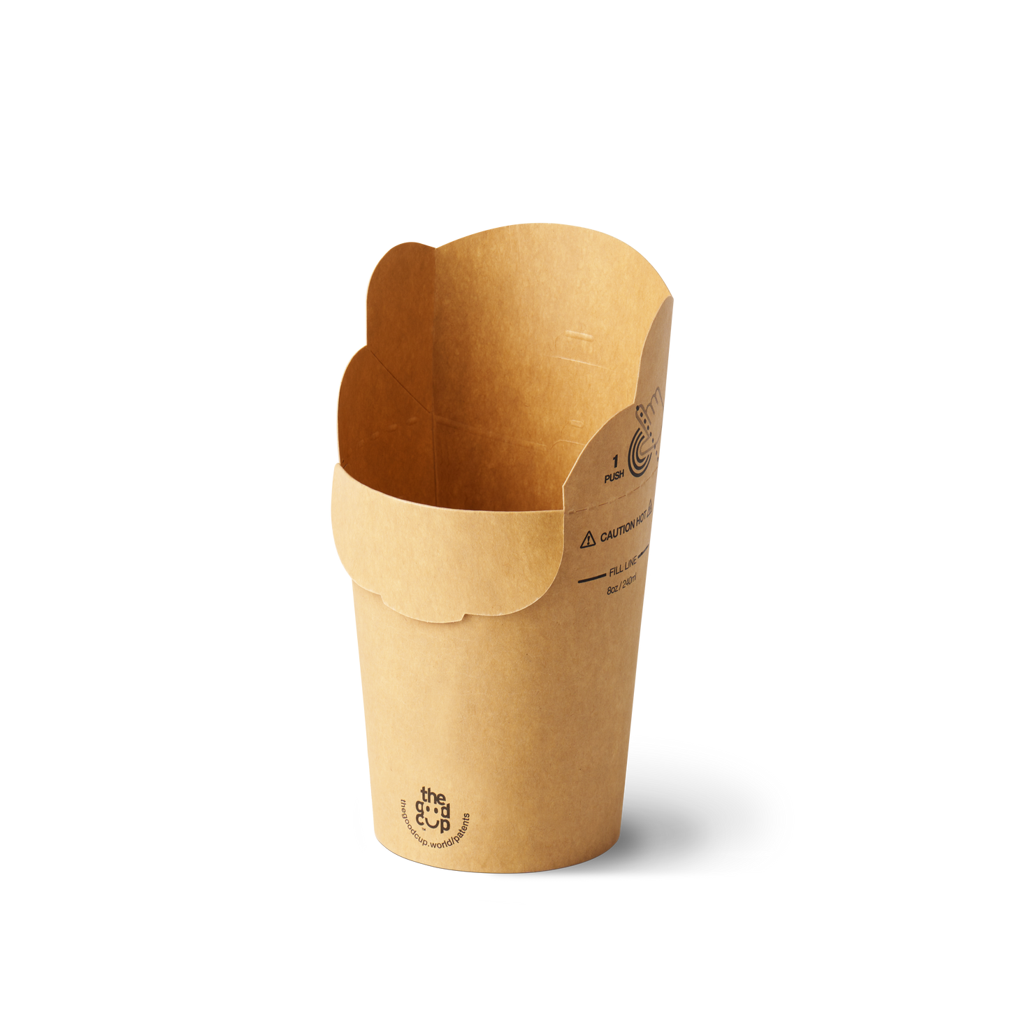 The Good Cup – Brown Kraft 8oz (240ml) | Carton of 1000