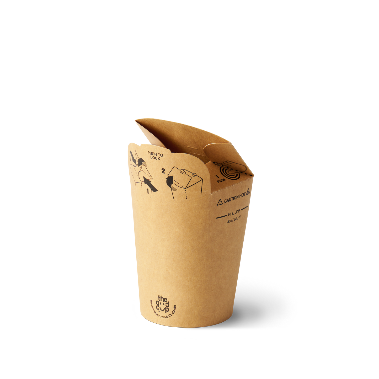 The Good Cup – Brown Kraft 8oz (240ml) | Carton of 1000