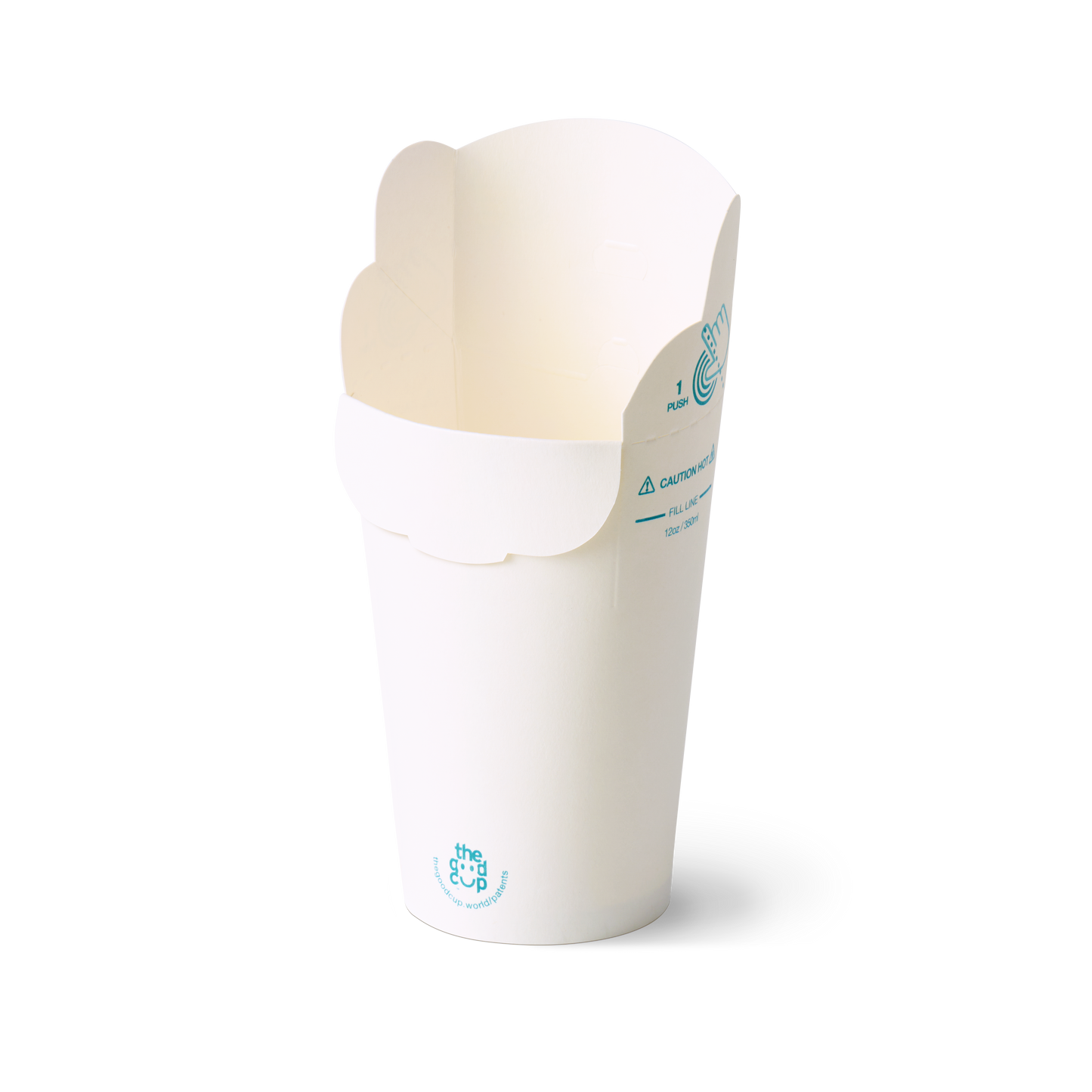 The Good Cup – White Kraft 12oz (350ml) | Carton of 1000