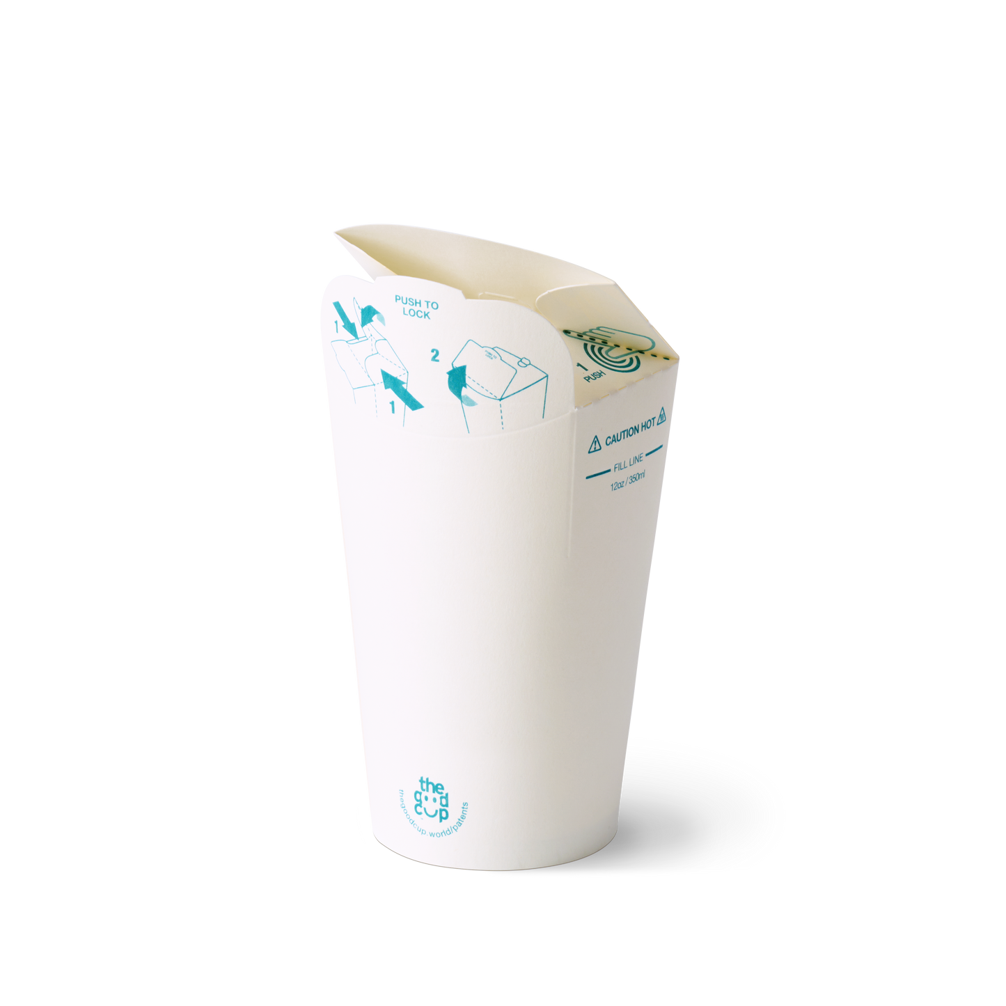 The Good Cup – White Kraft 12oz (350ml) | Carton of 1000