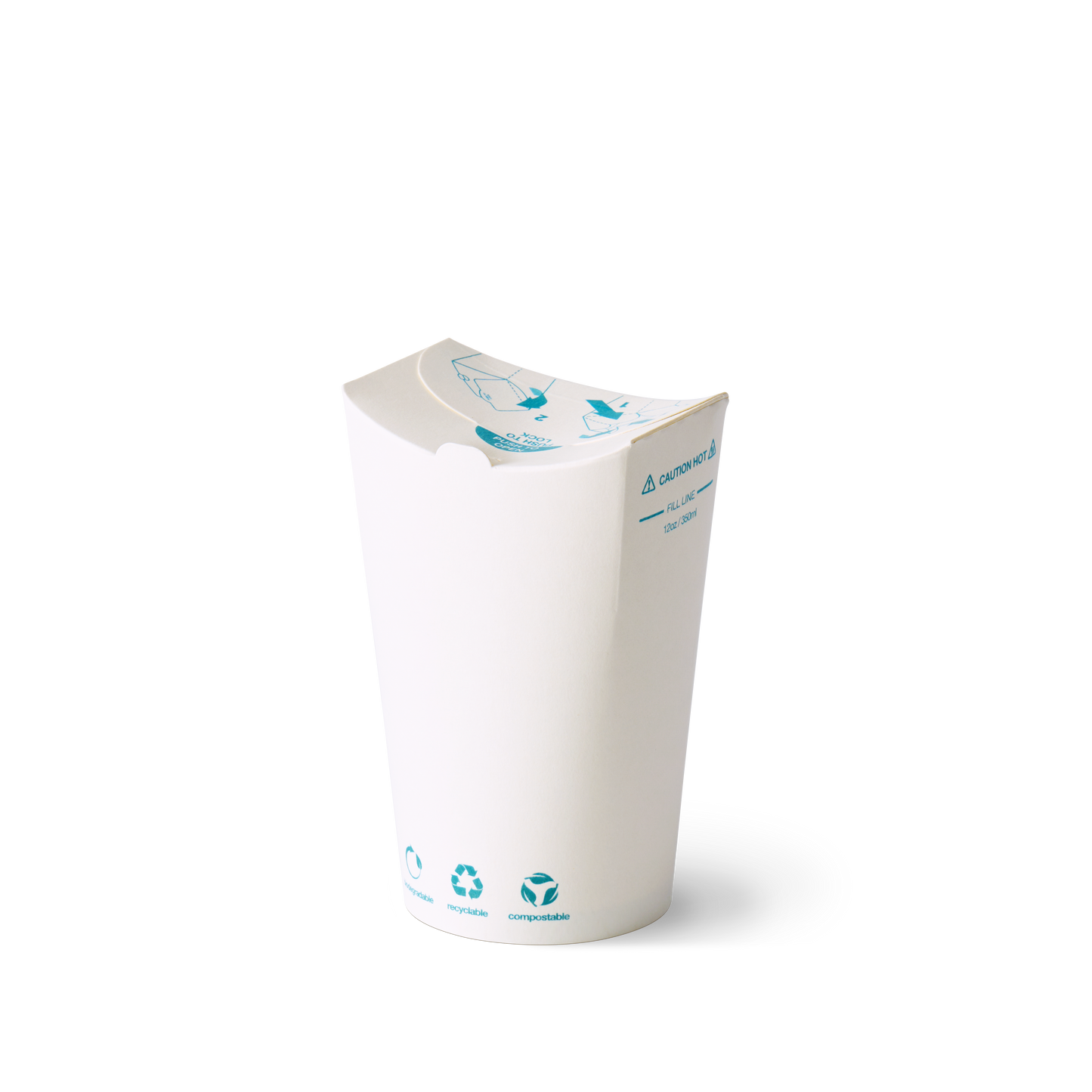 The Good Cup – White Kraft 12oz (350ml) | Carton of 1000