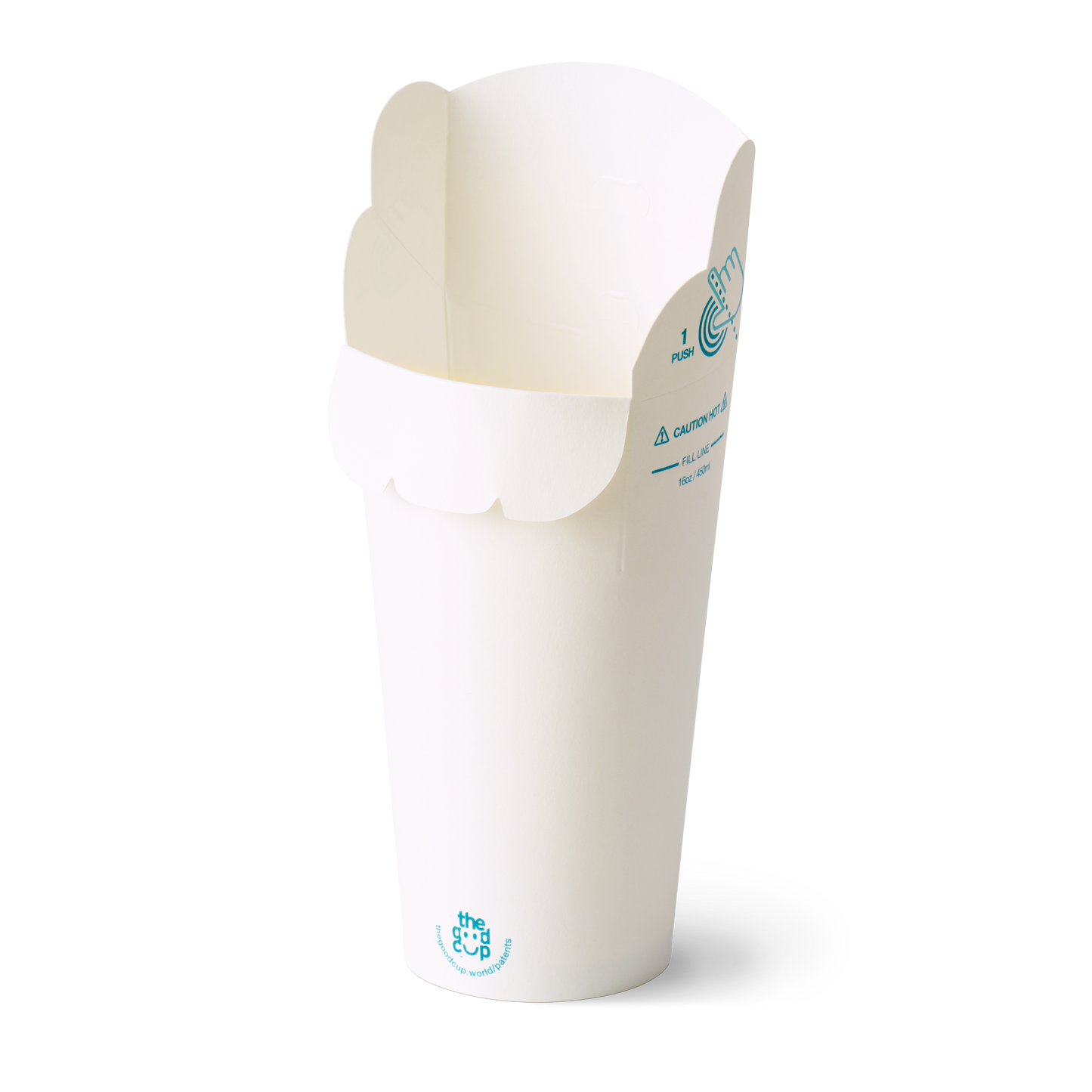 The Good Cup – White Kraft 16oz (470ml) | Carton of 800