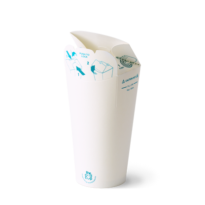 The Good Cup – White Kraft 16oz (470ml) | Carton of 800