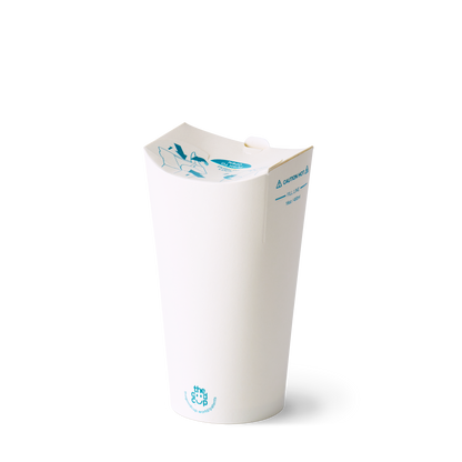 The Good Cup – White Kraft 16oz (470ml) | Carton of 800