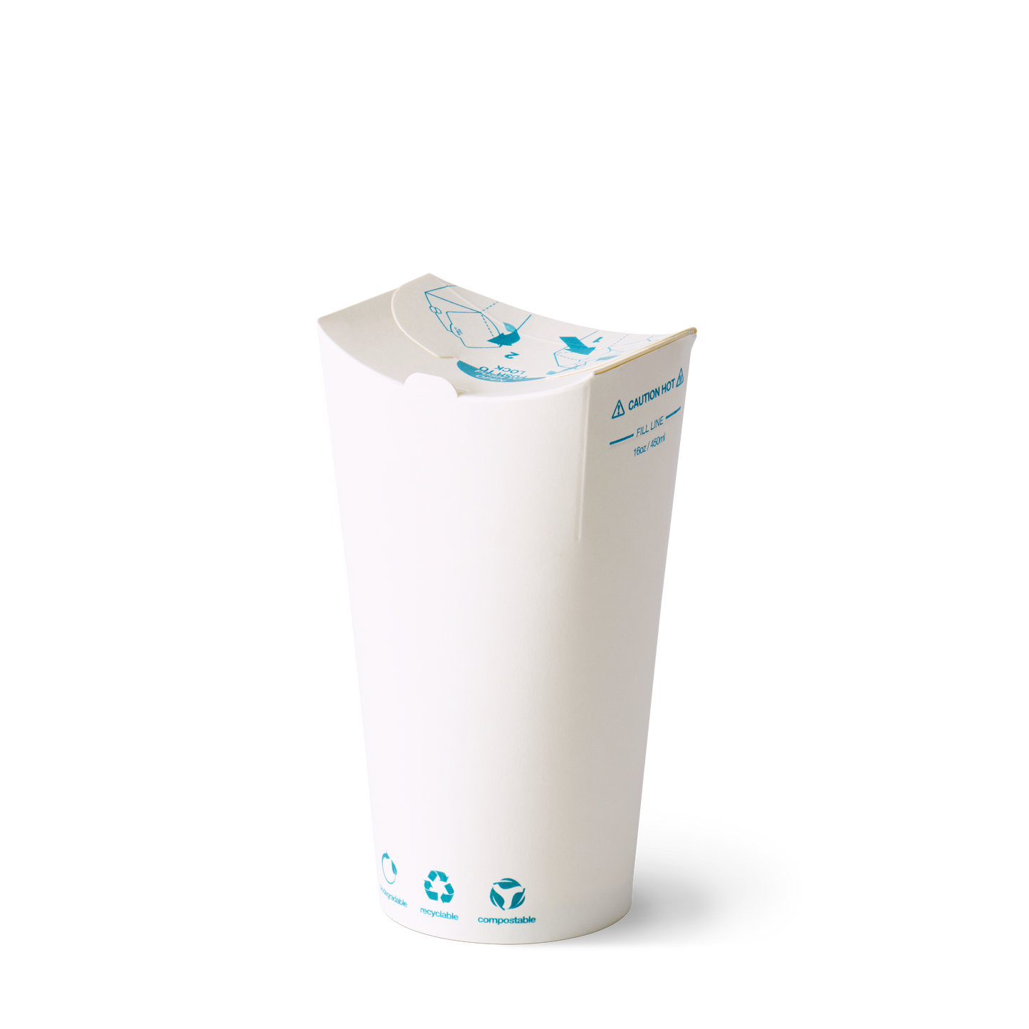 The Good Cup – White Kraft 16oz (470ml) | Carton of 800