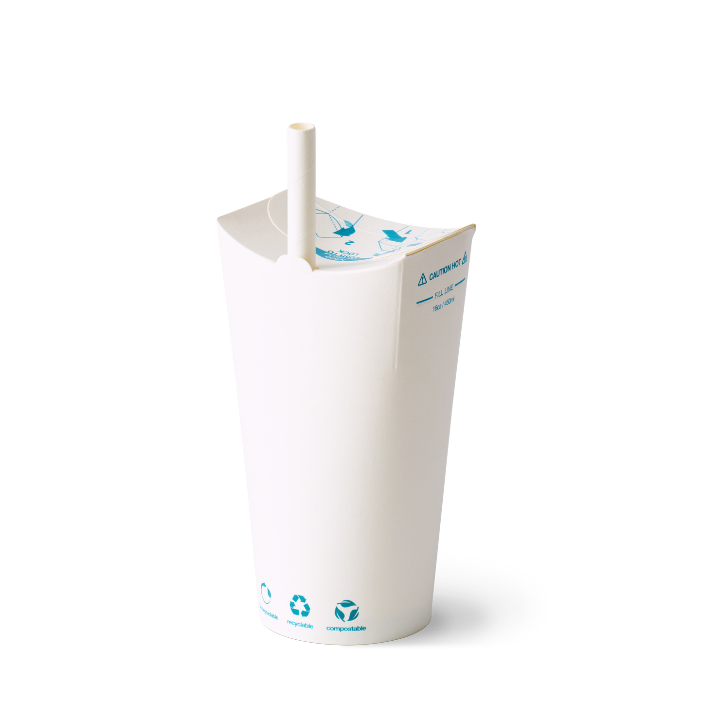 The Good Cup – White Kraft 16oz (470ml) | Carton of 800