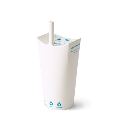 The Good Cup – White Kraft 16oz (470ml) | Carton of 800