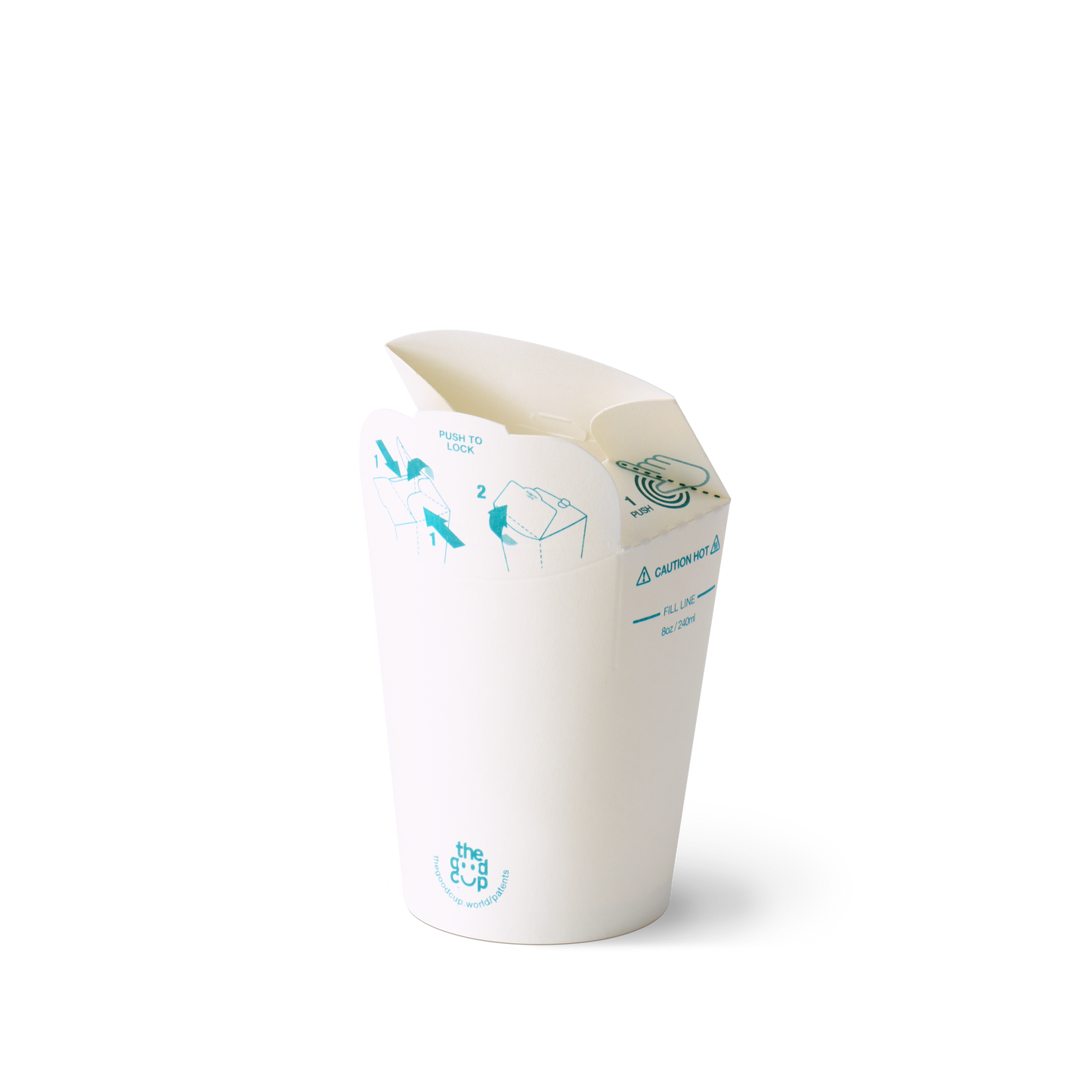 The Good Cup – White Kraft 8oz (240ml) | Carton of 1000