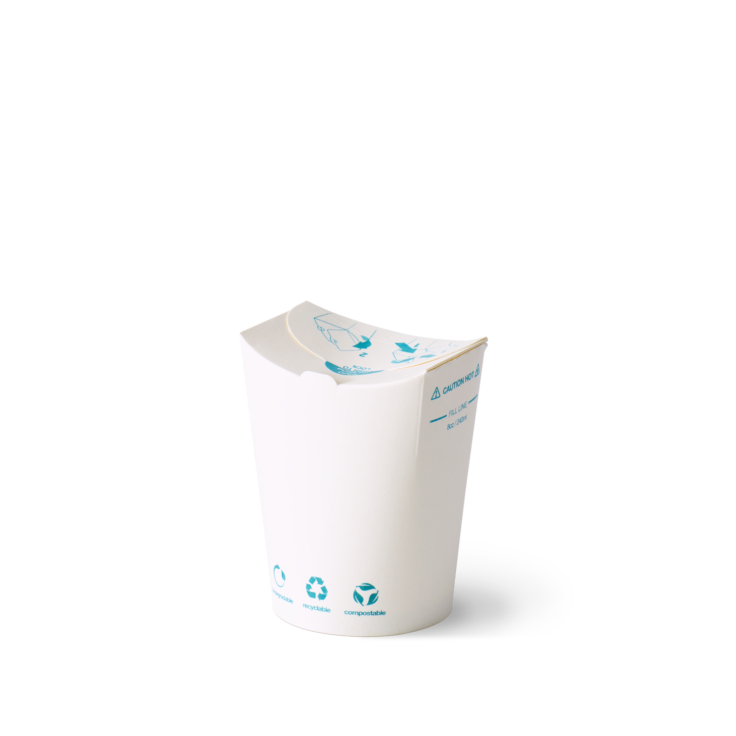 The Good Cup – White Kraft 8oz (240ml) | Carton of 1000