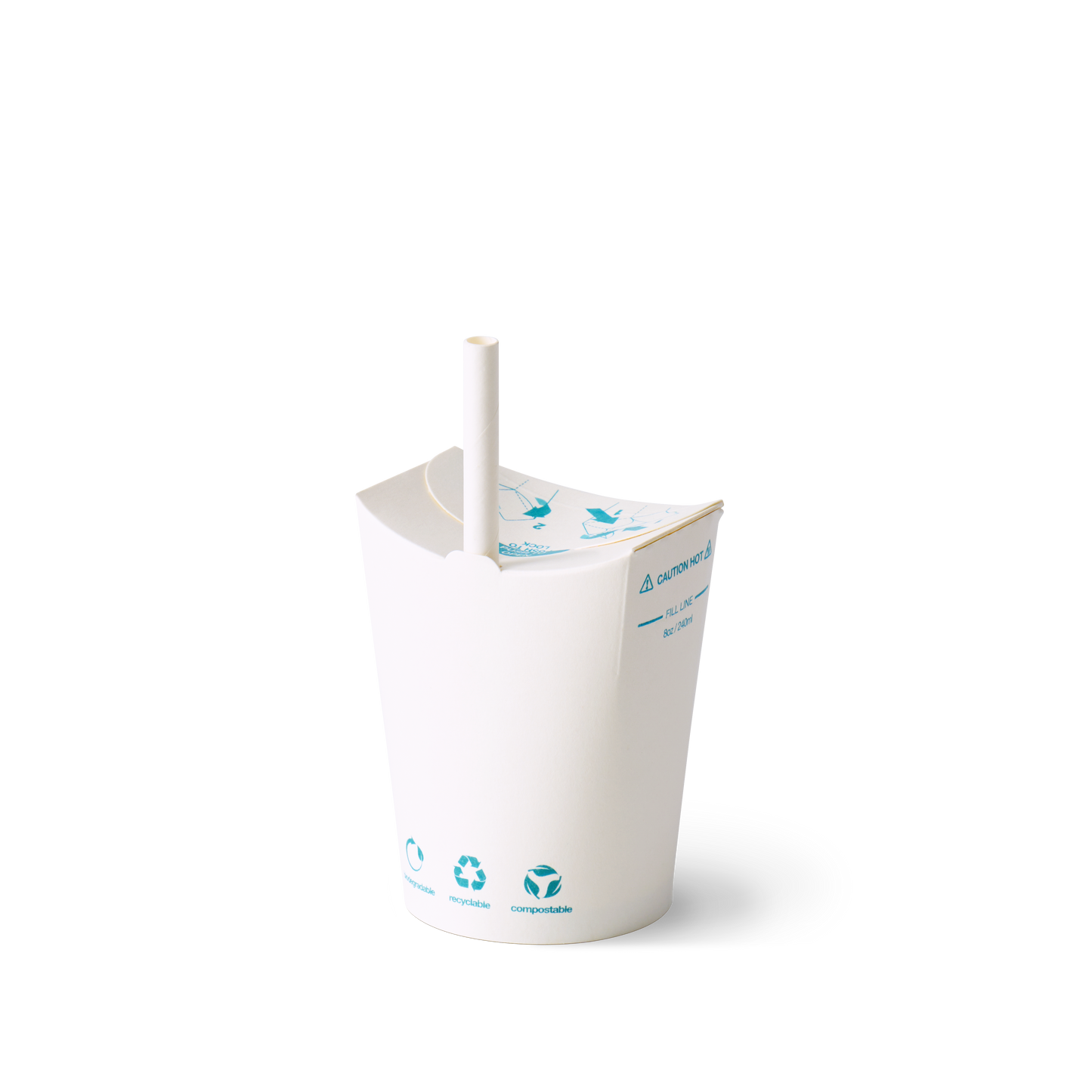 The Good Cup – White Kraft 8oz (240ml) | Carton of 1000