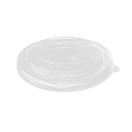 150mm PET Clear Lid for Kraft Paper Bowls – 300 Per Carton