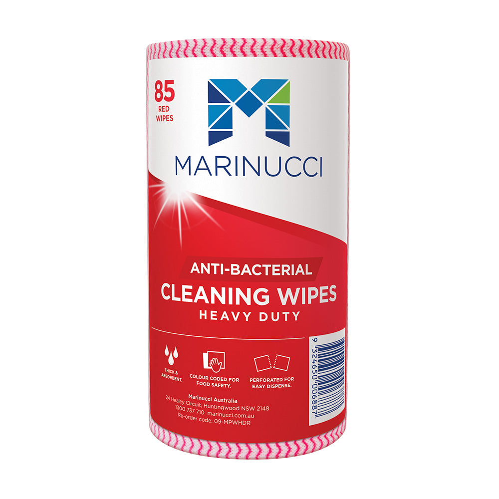Heavy Duty Anti-Bacterial Wipes - Red