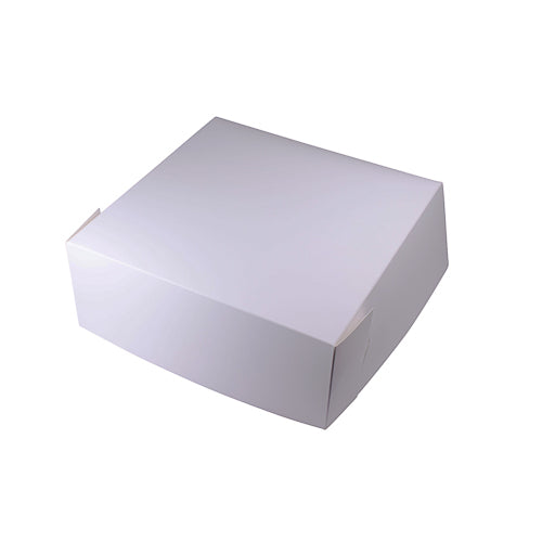 10x10x4 inch Premium White Cake Box Carton of 100