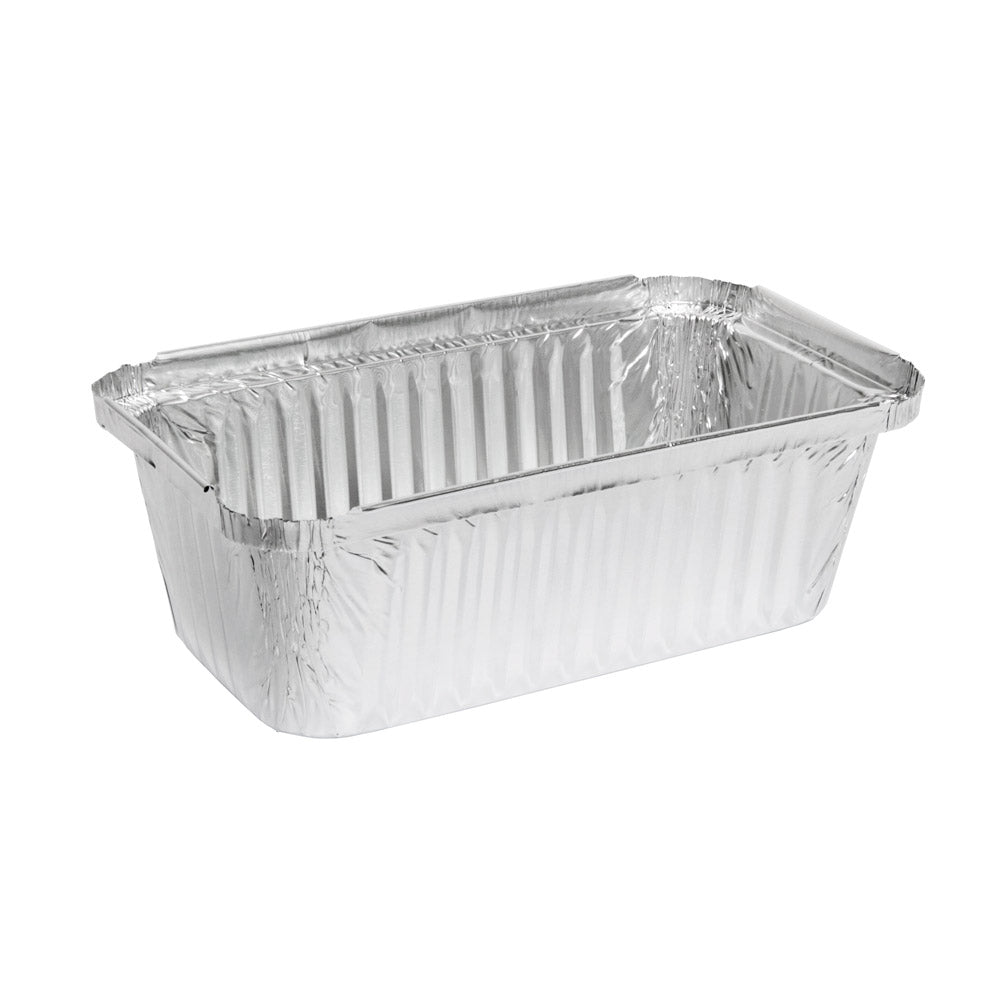 750ml Rectangular Takeaway Foil Deep Tray 172x97x53mm