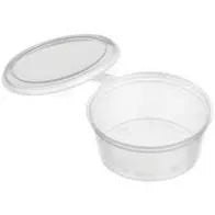 1oz PP WIDE Hinged Lid Portion Cup