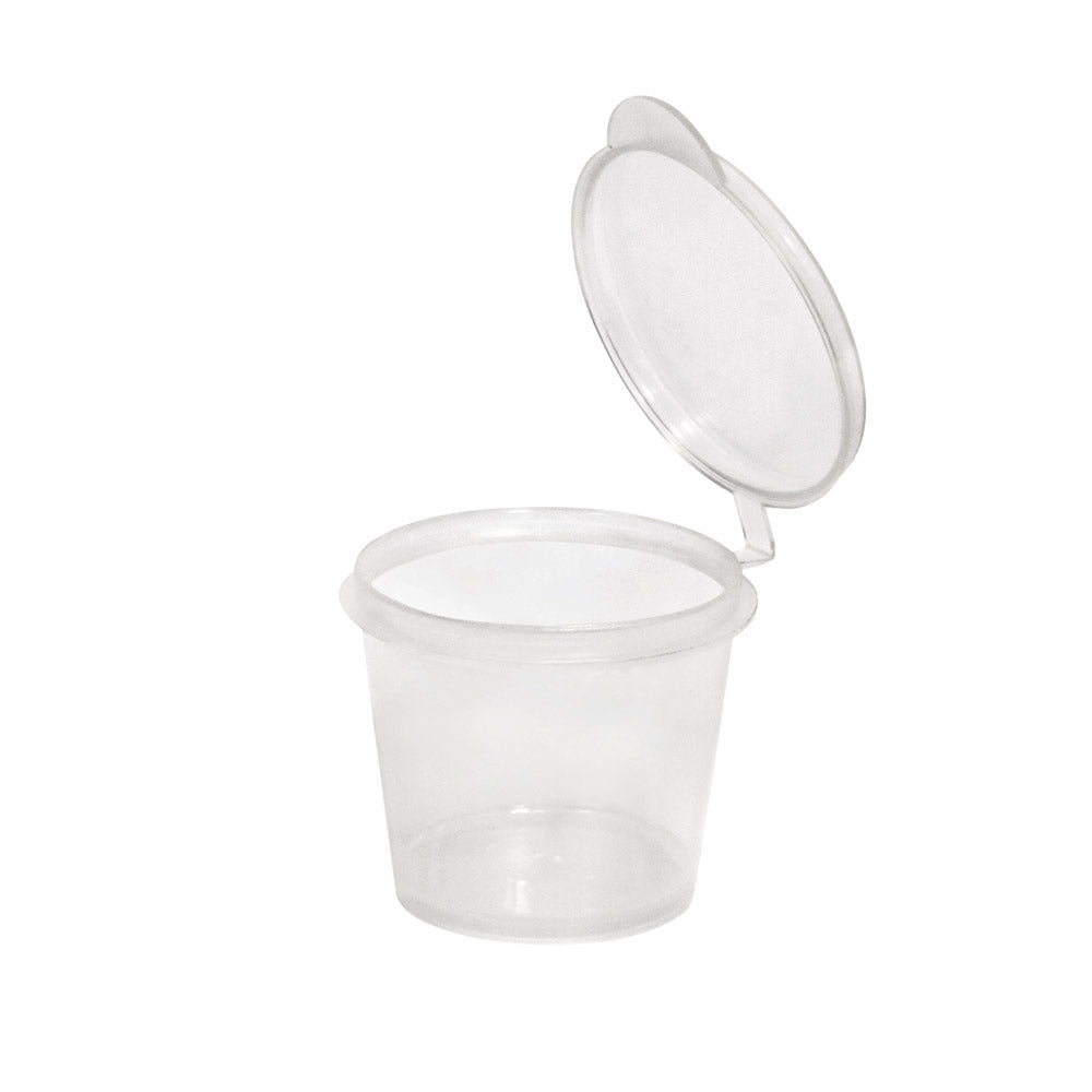 1 oz PP Hinged Lid Portion Cup