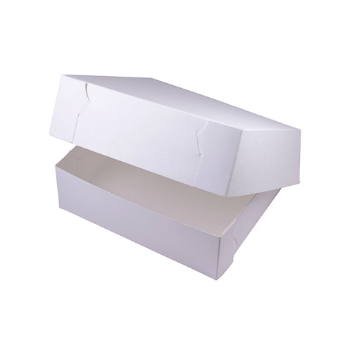 8x8x2.5 inch Premium White Cake Box Carton of 100